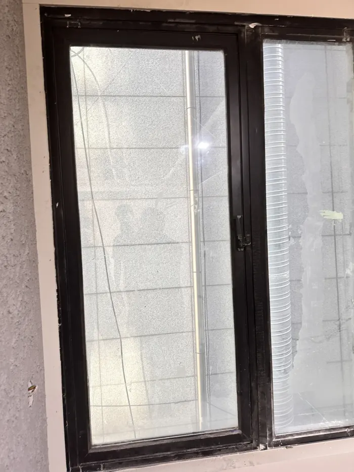 베란다 캐시먼트창문 힌지 보수