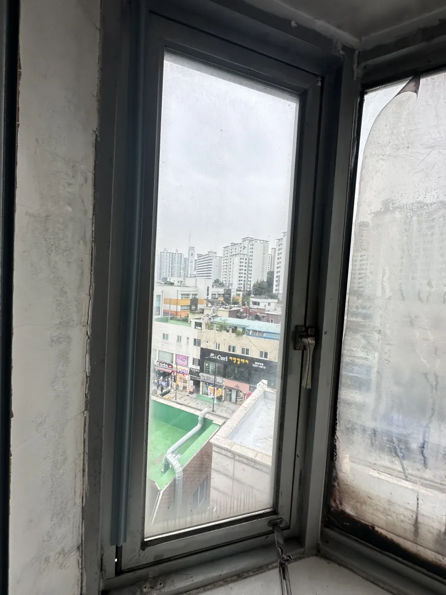 캐시먼트창문 밀폐 보강 후 확인